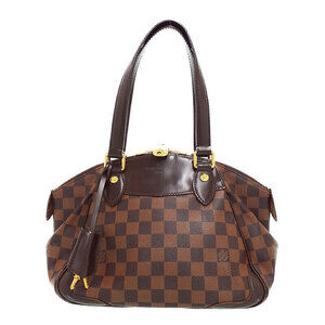 Louis Vuitton Damier Ebene Brown Verona Semi Shoulder Bag